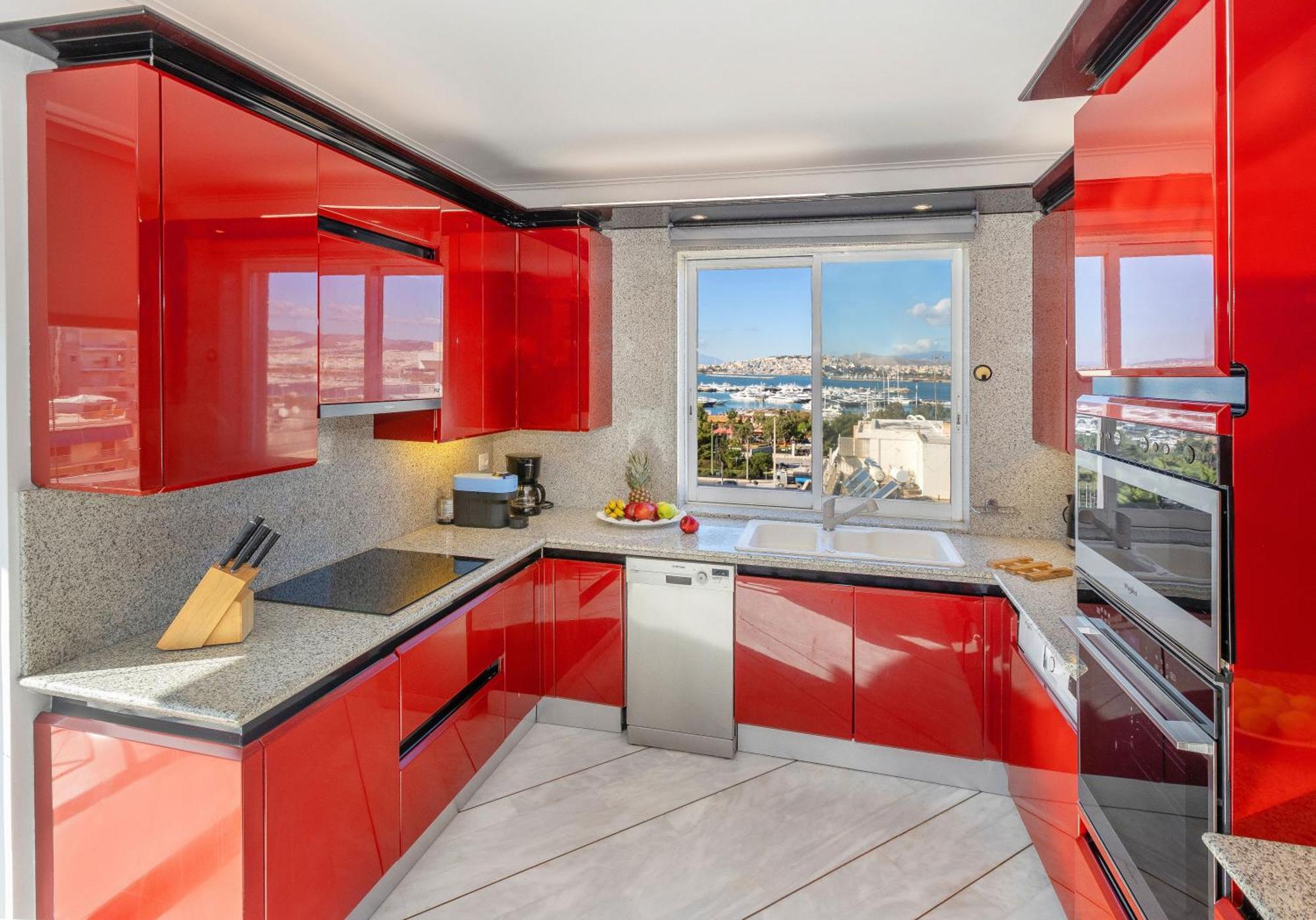 Nice Sea View Elegant Apartment Athena Bagian luar foto