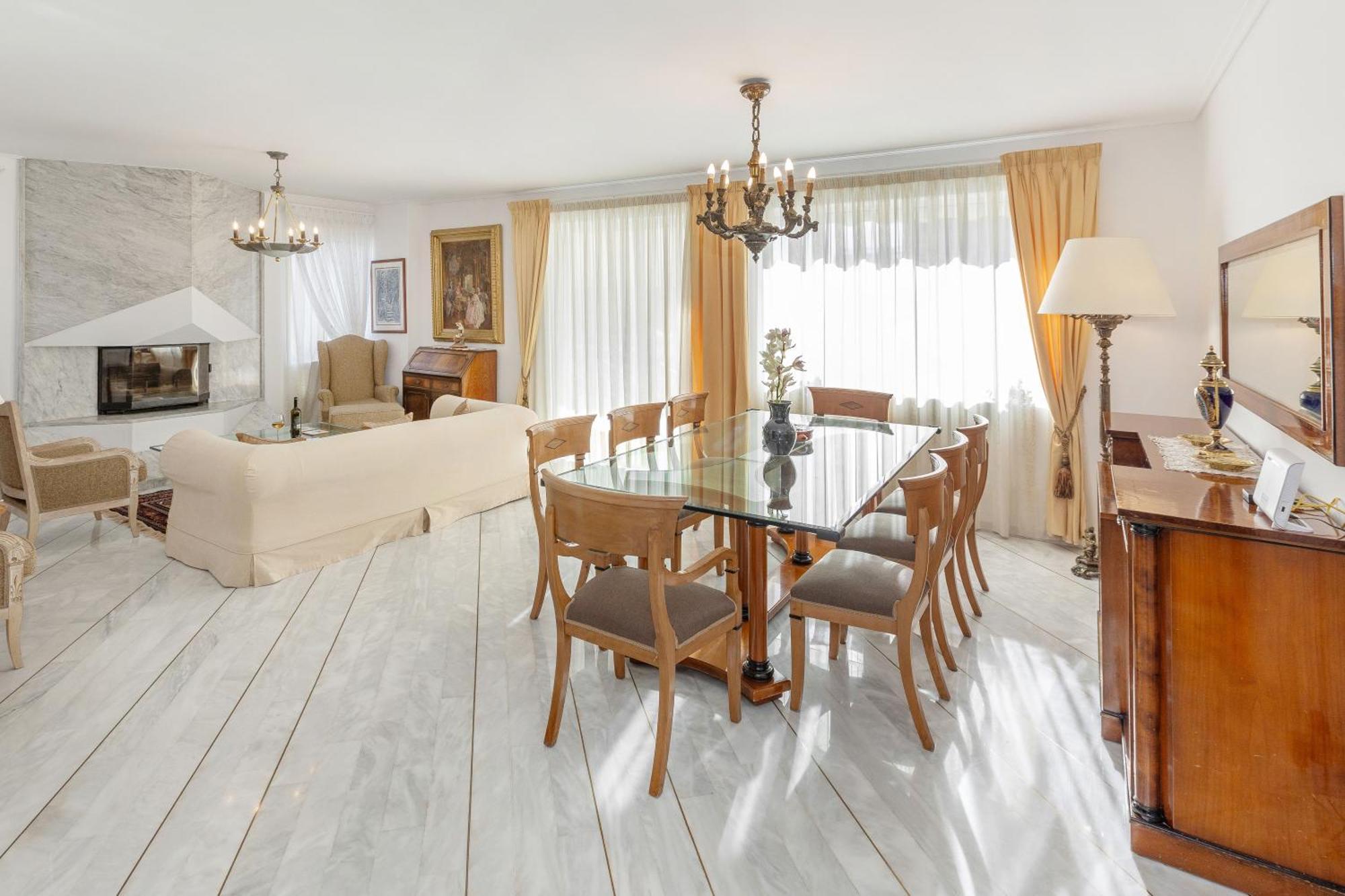 Nice Sea View Elegant Apartment Athena Bagian luar foto