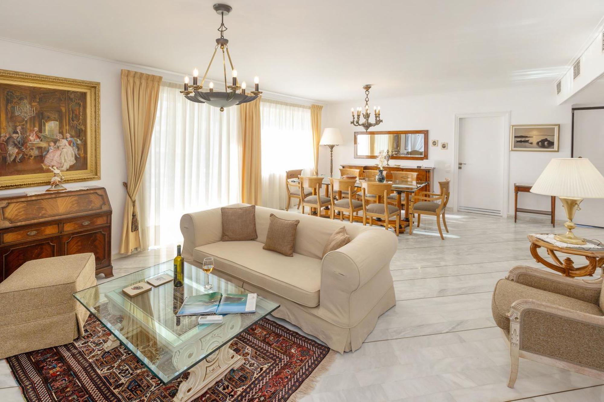 Nice Sea View Elegant Apartment Athena Bagian luar foto