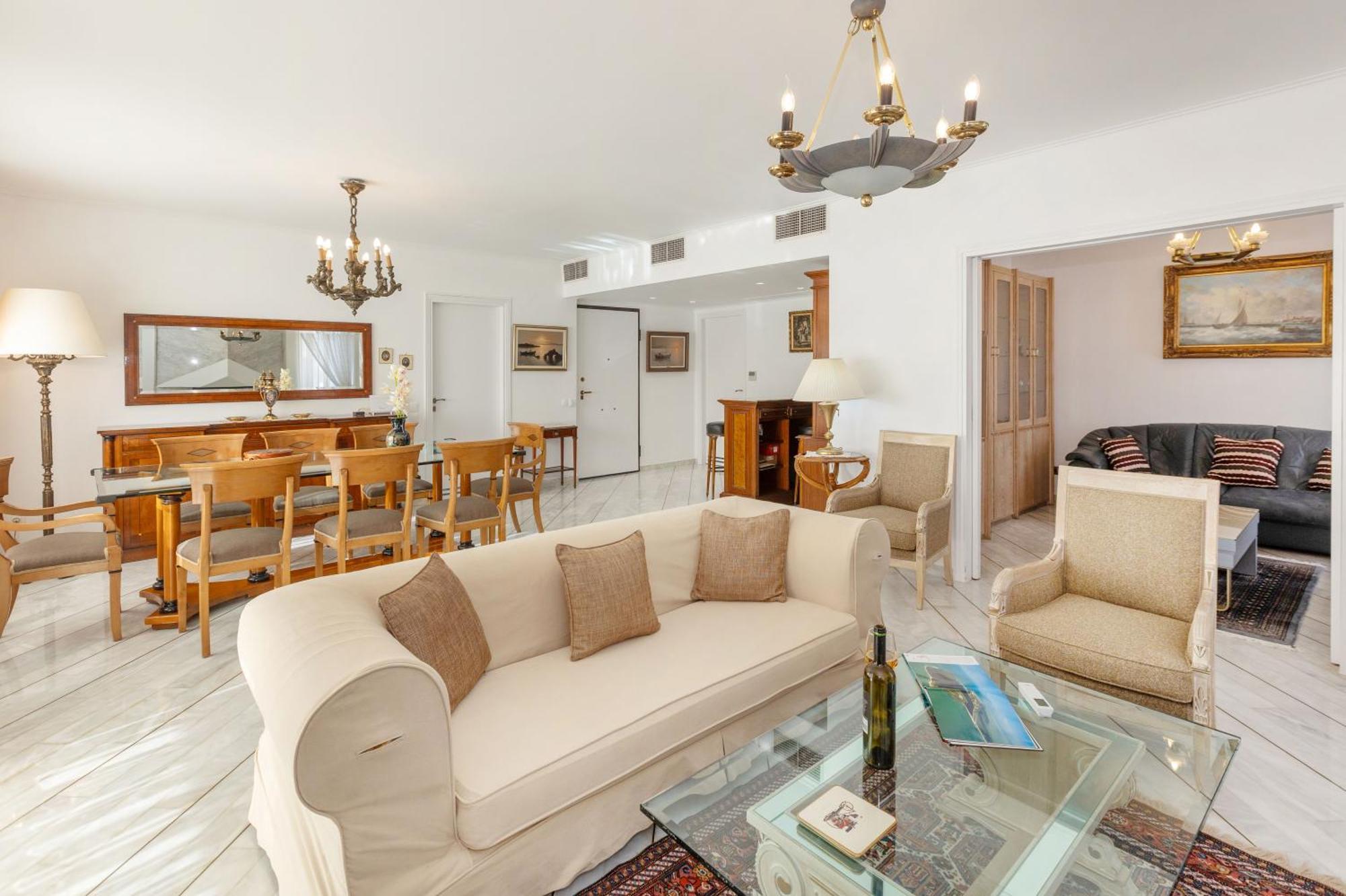 Nice Sea View Elegant Apartment Athena Bagian luar foto