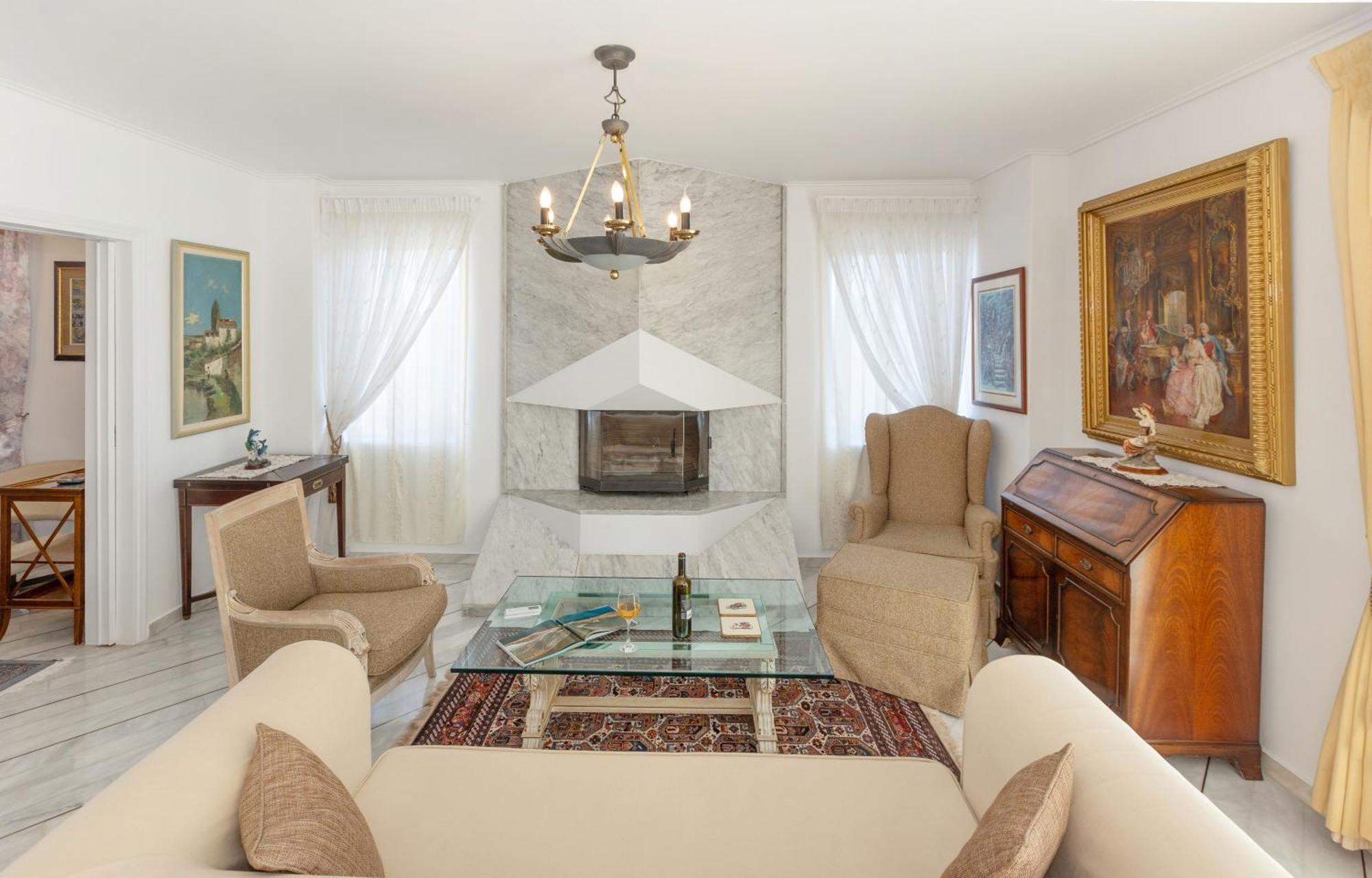 Nice Sea View Elegant Apartment Athena Bagian luar foto