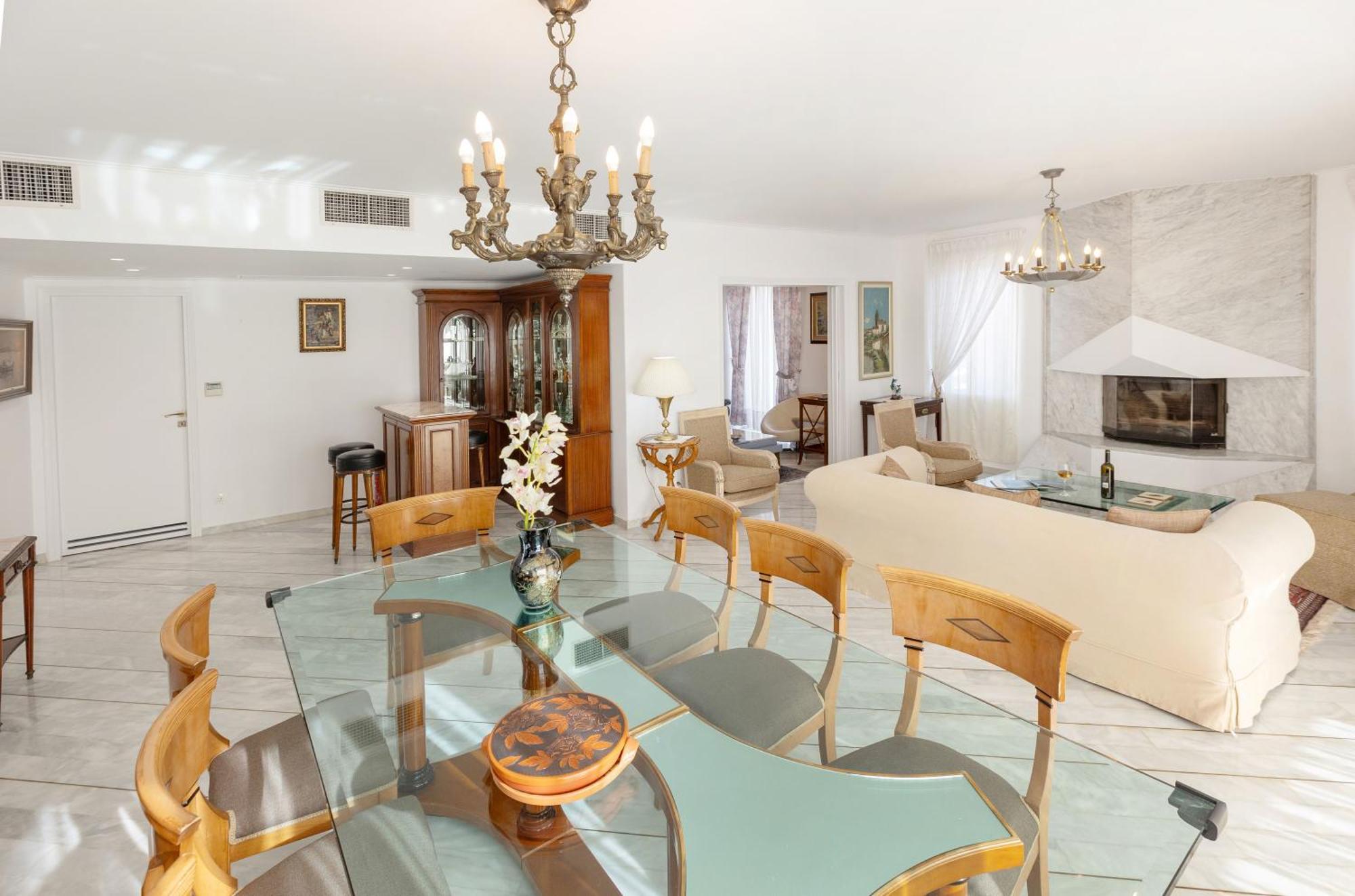 Nice Sea View Elegant Apartment Athena Bagian luar foto