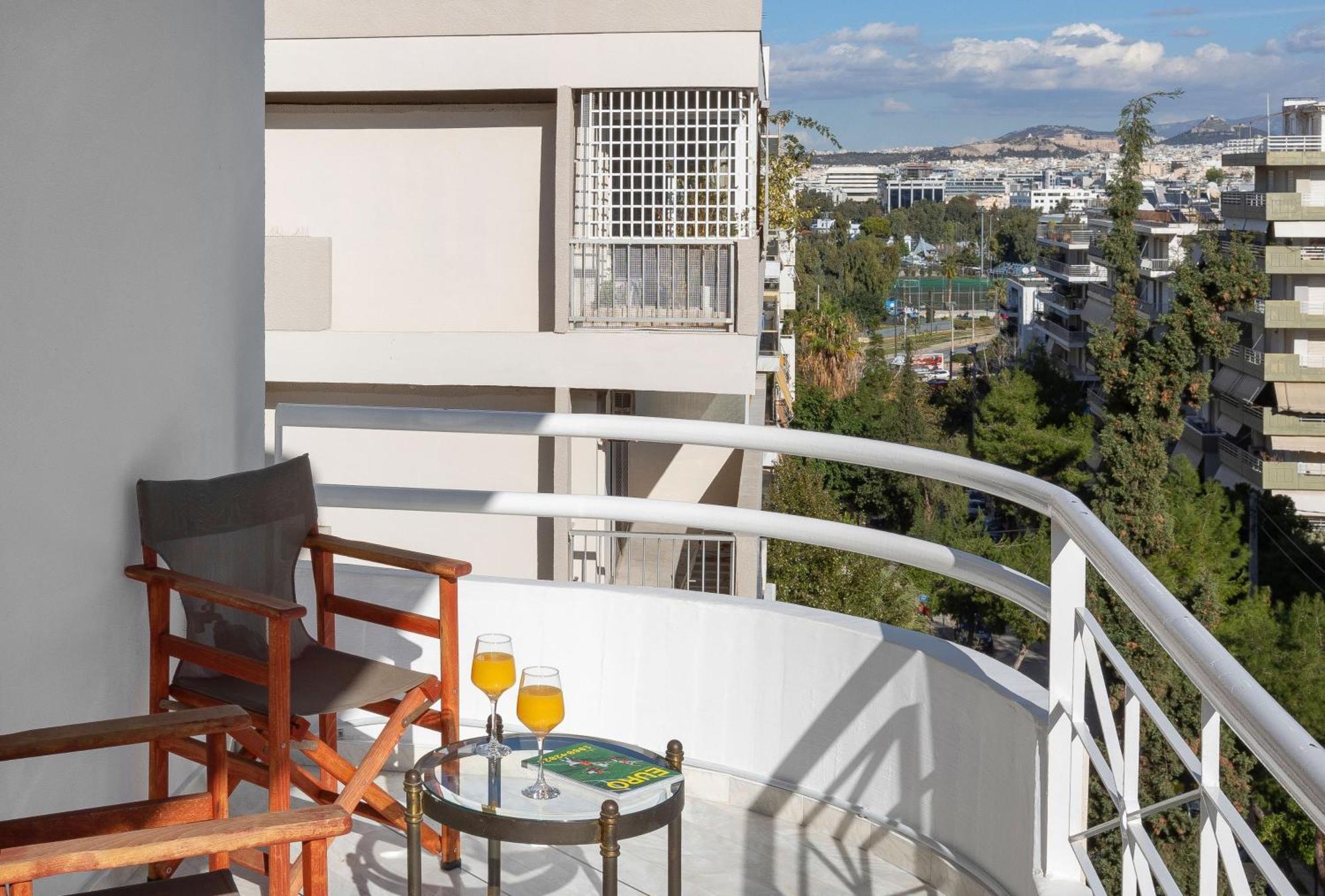 Nice Sea View Elegant Apartment Athena Bagian luar foto