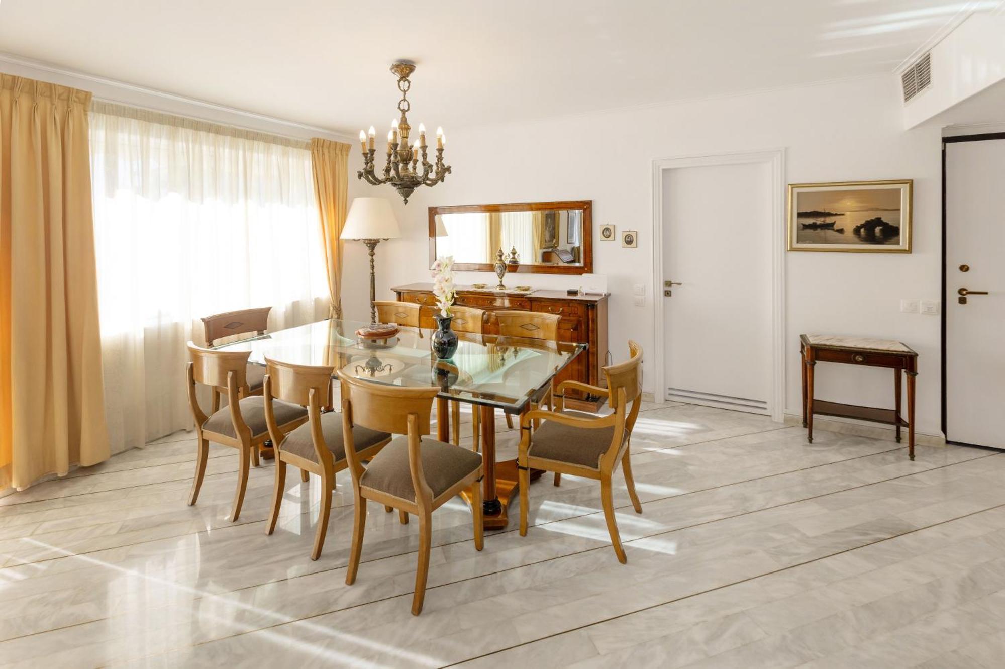 Nice Sea View Elegant Apartment Athena Bagian luar foto